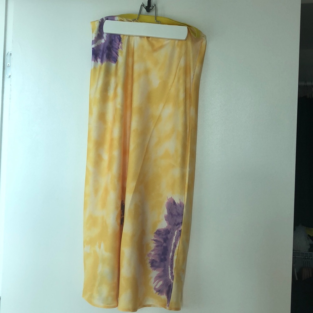 Lini tie dye silk midi skirt. Hits mid waist. Brand new.